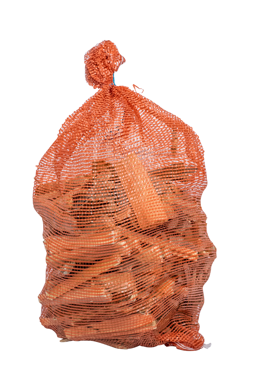 Anzündholz im Sack